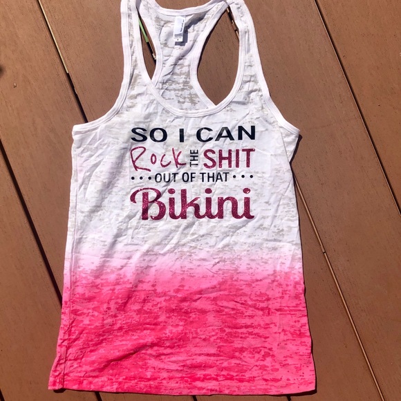Cute Women’s Tank w/ funny saying (size M) - Picture 1 of 5